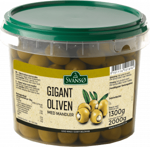 Riesige Olivenmandeln