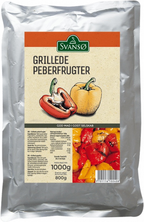 Grillede peberfrugt