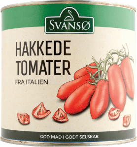 Hakkede tomater