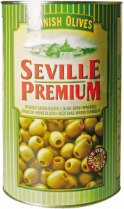 Green olives without stones