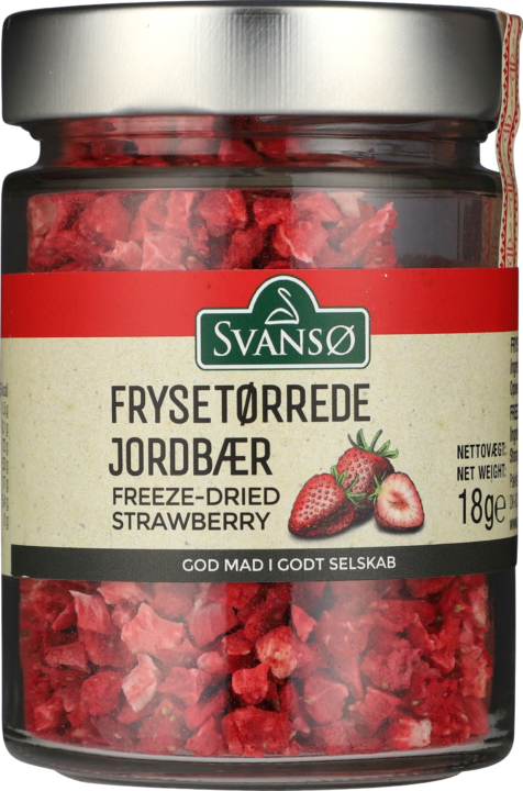 Frysetørrede jordbær
