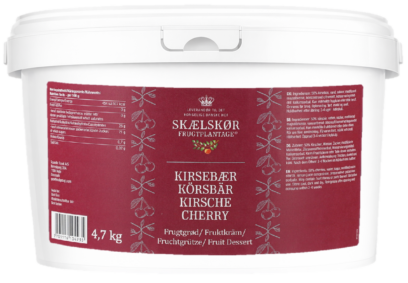 Cherry fruit porridge